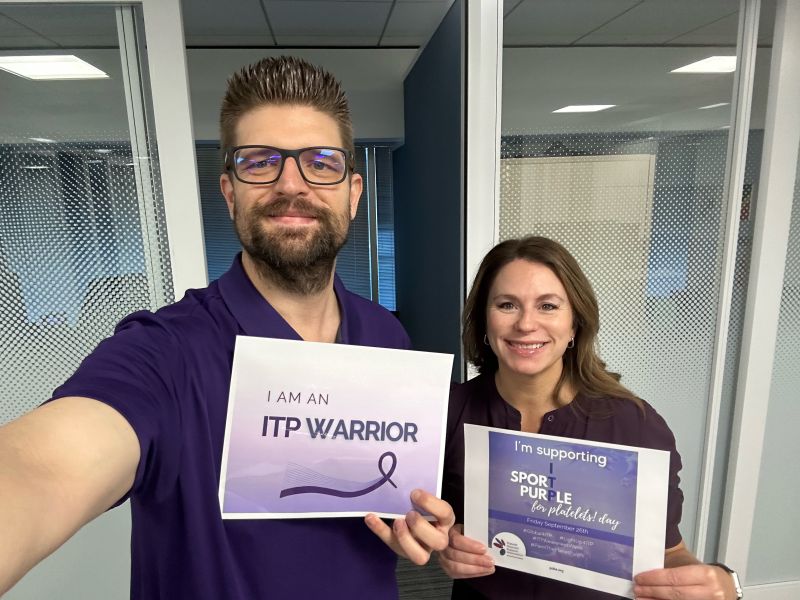 Kyle Purple Shirt Group