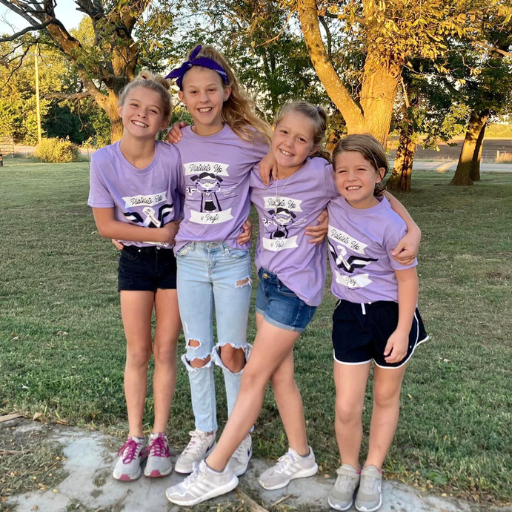 PDSA ITP Girls Wearing Purple