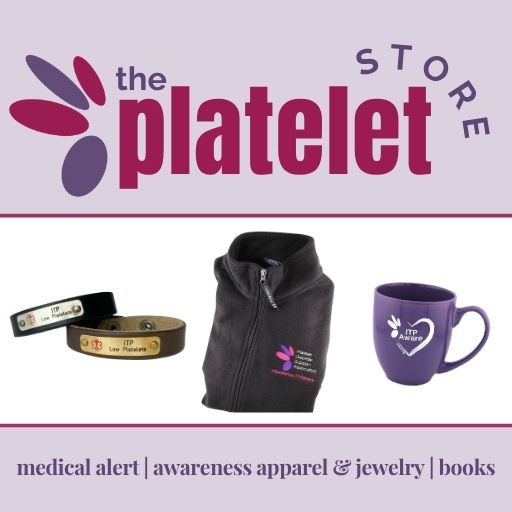 PDSA ITP Platelet Store Medical Alert Awareness Items
